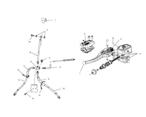 where is brake junction box on 2002 polaris sportsman 500|polaris brake switch location.